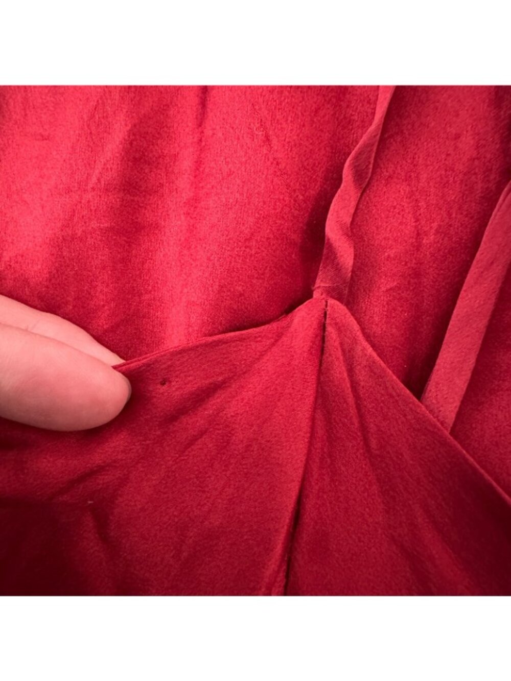 Vintage 90s Y2K Victoria's Secret 100% Silk Red Slip Dress Mini SMALL - Picture 9 of 9